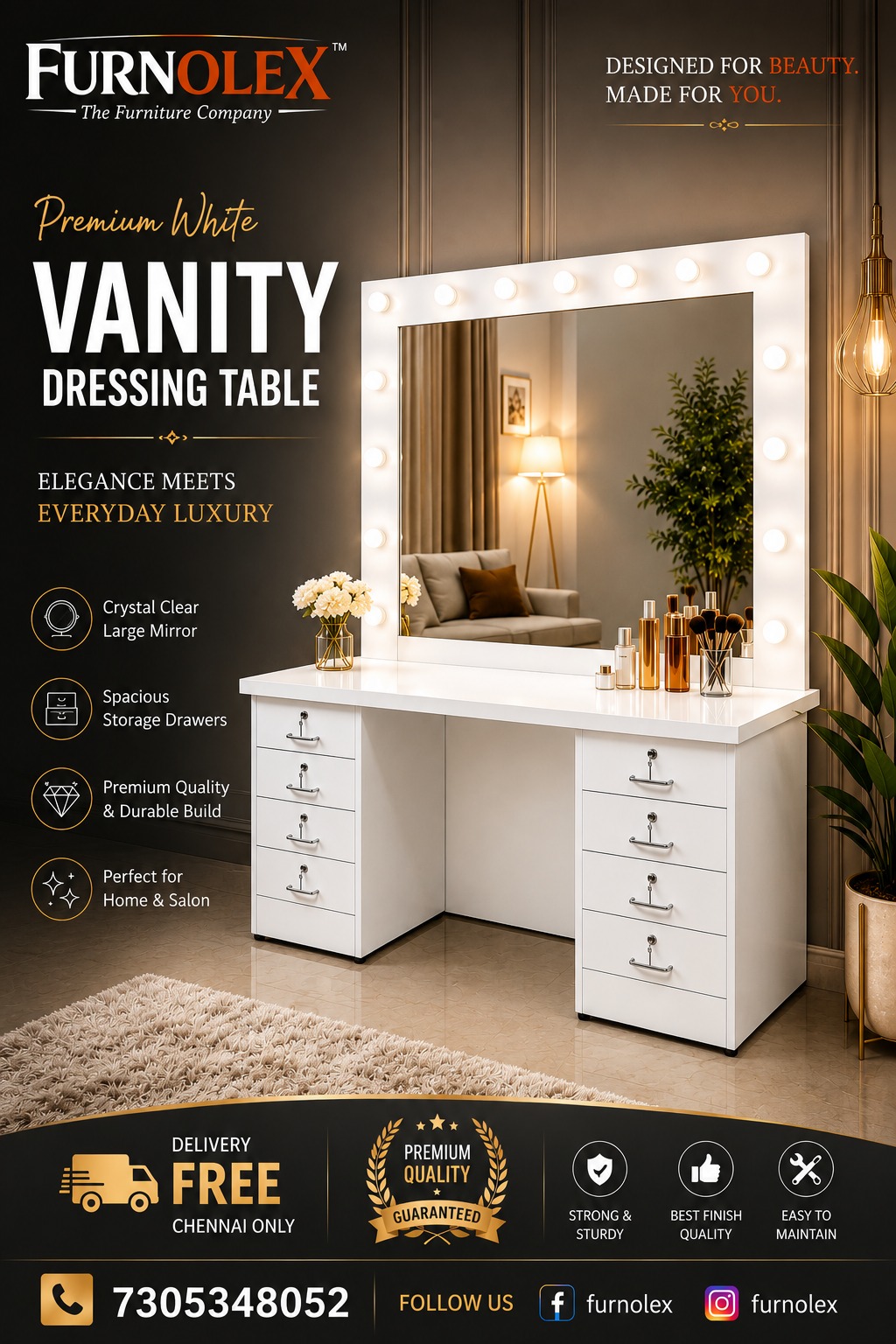Furnolex premium dressing table